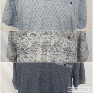 David Taylor LOT OF 3 S/S Golf Polo Shirts